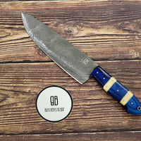 Limited Edition Handmade Damascus 8" Chef's Knife