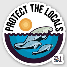 Protect the Locals - Manatee Vinyl